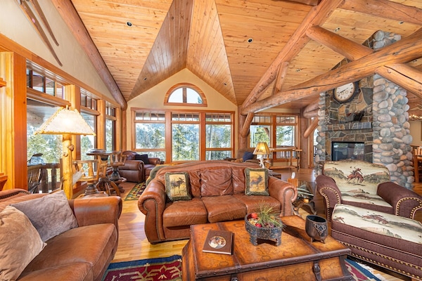 TV, fireplace, video games