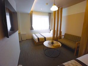 Superior Twin Room | Free WiFi, bed sheets - GRANDBASESUMIYOSHI (Fukuoka)