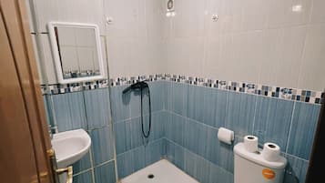 Towels, soap, toilet paper