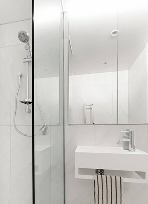 Hair dryer, towels