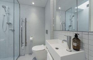 Hair dryer, towels