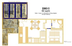 Apartment, Beach View, Beachfront | Floor plan
