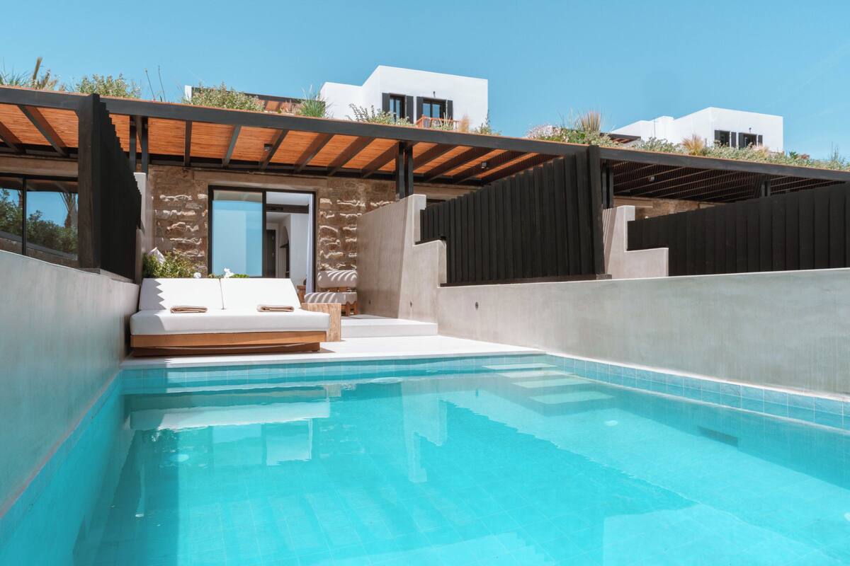 Deluxe Suite with Heated Private Pool | Terrasse/patio