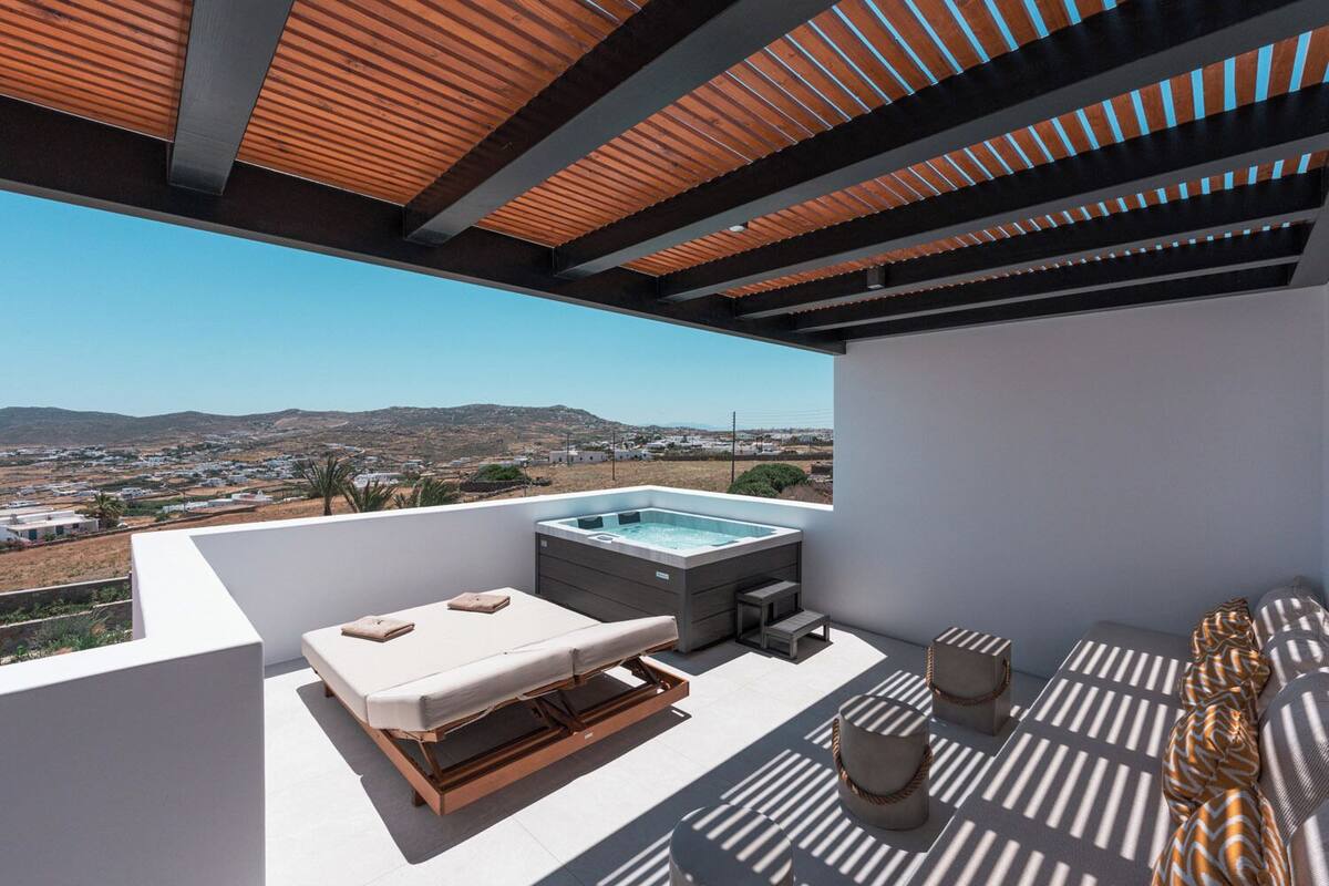 Penthouse Suite with Hot Tub | Terrasse/patio