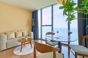 Chambre Double, vue plage | Vue depuis l’hébergement