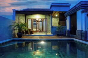 Romantic Villa, 1 Bedroom, Pool View | Terrace/patio