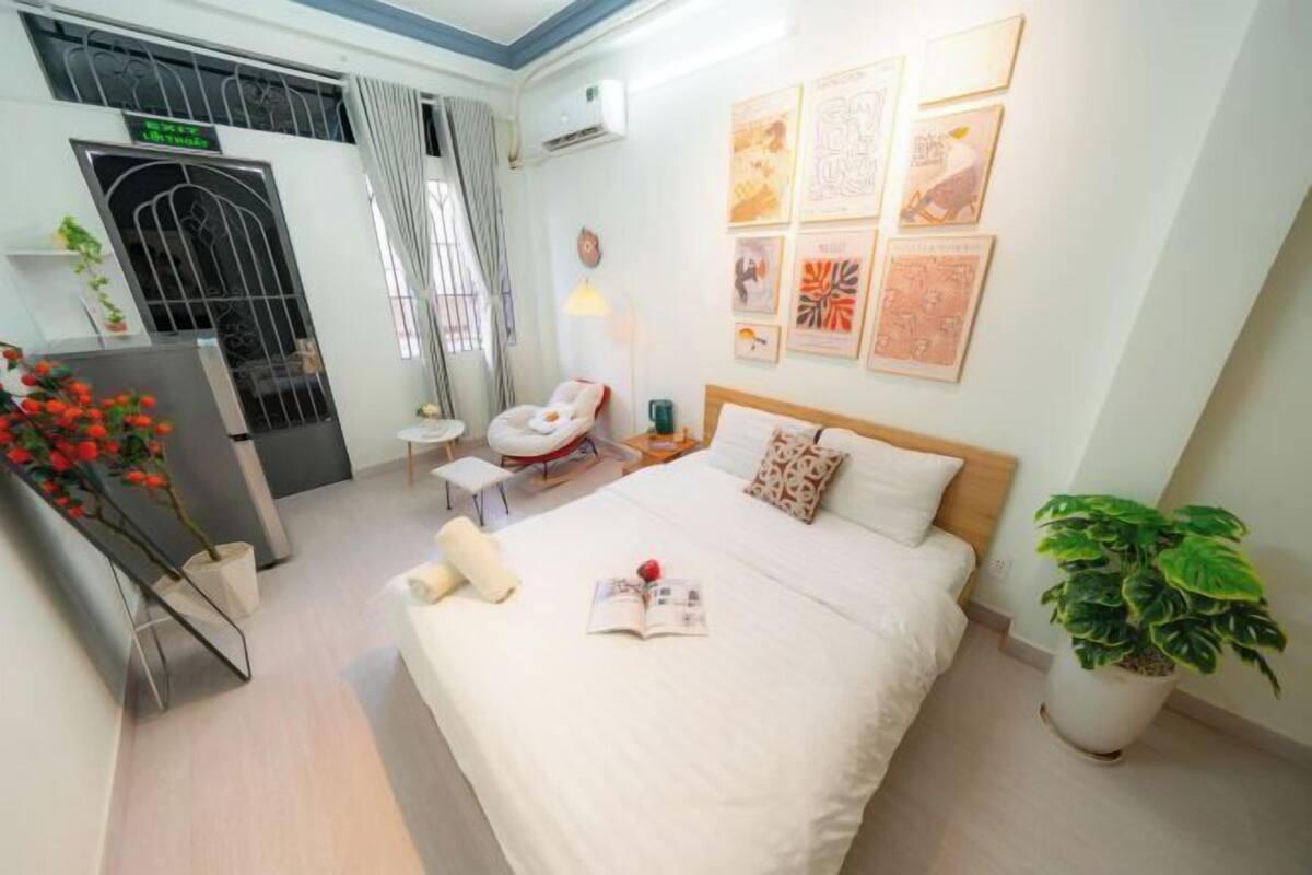 Blackout drapes, iron/ironing board, WiFi (free)