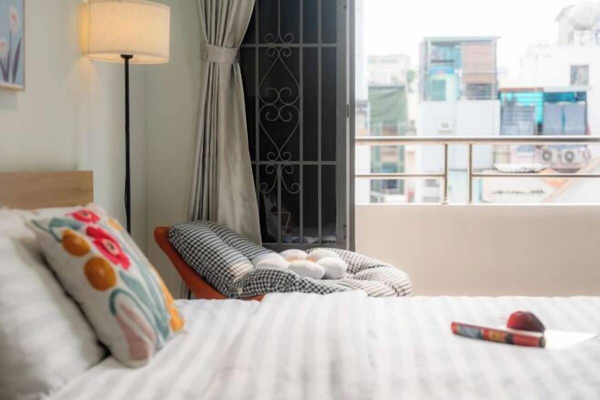 Blackout drapes, iron/ironing board, WiFi (free)