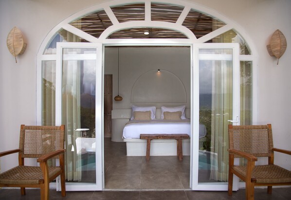 Deluxe Villa, Lake View | Terrace/patio - Cinze Villas and Hot Spring (Kintamani)