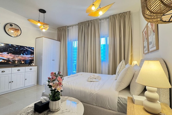 1 chambre, fer et planche à repasser, lit de bébé portatif, Wi-Fi