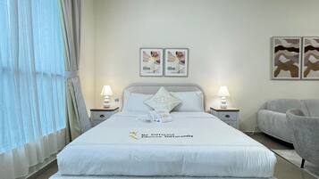 Restful Bliss: Drift into relaxation in this inviting bedroom sanctuary