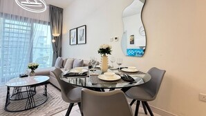 Dining - Trendy 1BR with Pool & Gym in Raha Loft (Abu Dhabi)