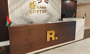 Lobby - Trendy 1BR with Pool & Gym in Raha Loft (Abu Dhabi)