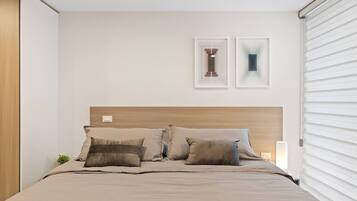2 bedrooms, desk, iron/ironing board, free WiFi