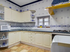 Fridge, microwave, coffee/tea maker