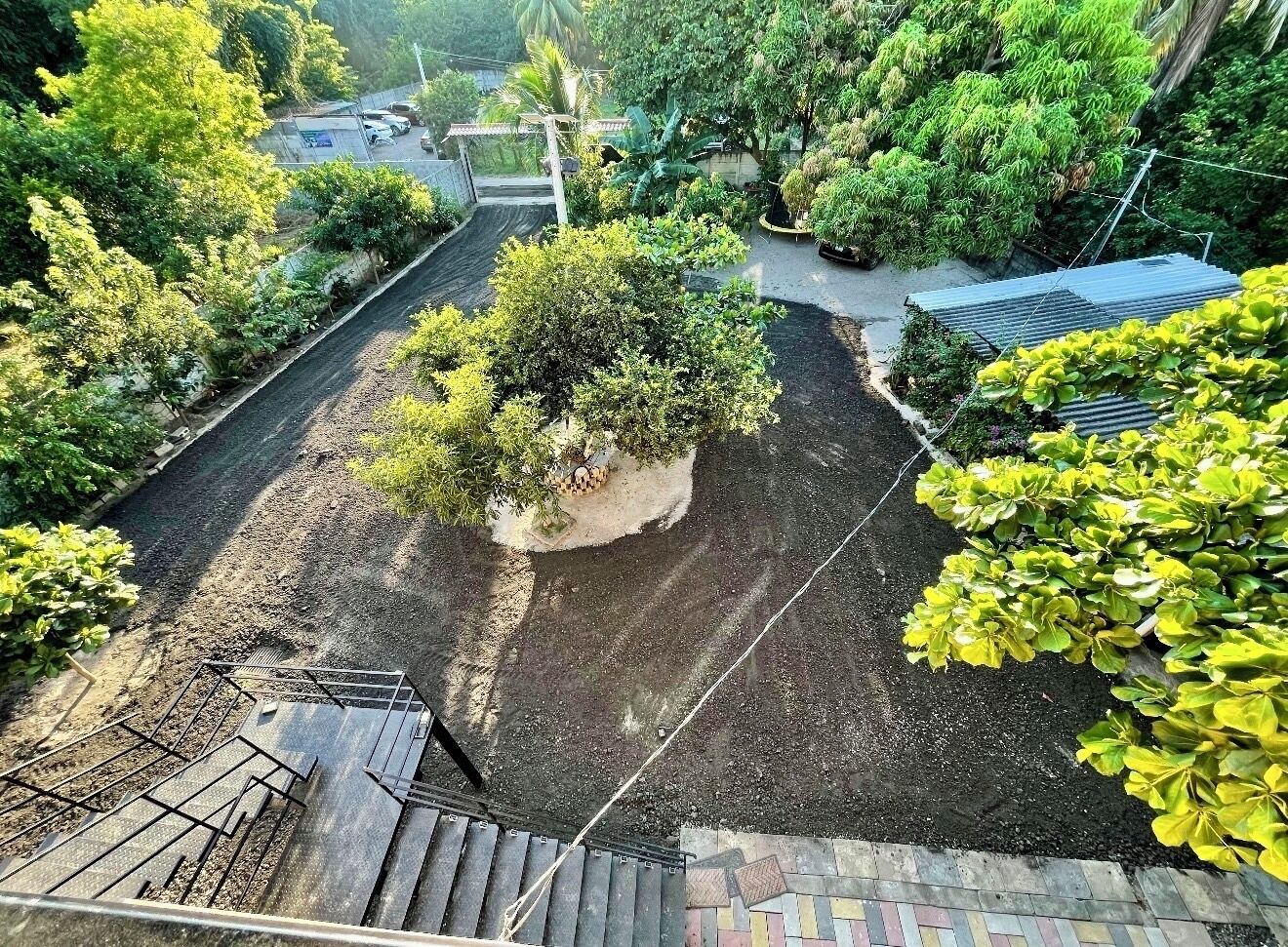 Enceinte de l’hébergement