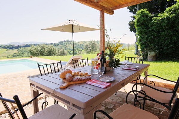 Outdoor dining - CASOLARE SANTILO' - CASOLARE SANTILO' - Esclusiva Movivillas (Poggio San Vicino)