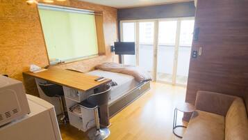 1 間睡房、書桌、熨斗/熨衫板、免費 Wi-Fi