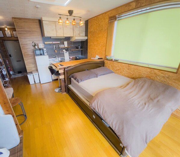 1 bedroom, desk, iron/ironing board, free WiFi