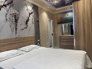 2 bedrooms, iron/ironing board, WiFi, bed sheets - Premium 2 Bedroom in peaceful Tashkent with WiFi, AC (Tashkent)