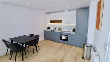 Fridge, oven, dishwasher, electric kettle
