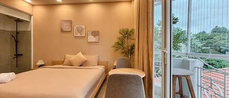 Chambre Deluxe, 1 lit double, balcon | Façade de l’hébergement