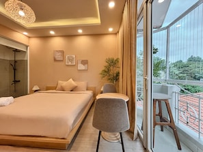 Deluxe Room, 1 Double Bed, Balcony | Premium bedding, memory foam beds, minibar, individually decorated - AMANA Hotel & Residence - Vo Thi Sau (Ho Chi Minh City)
