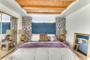 2 chambres, fer et planche à repasser, Wi-Fi, draps fournis