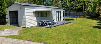 Central Rotorua house with garden flat. Huge back yard, trampoline and fireplace