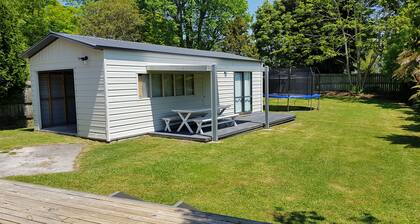 Central Rotorua house with garden flat. Huge back yard, trampoline and fireplace