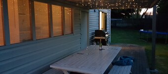 Central Rotorua house with garden flat. Huge back yard, trampoline and fireplace