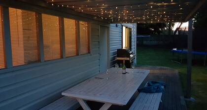 Central Rotorua house with garden flat. Huge back yard, trampoline and fireplace