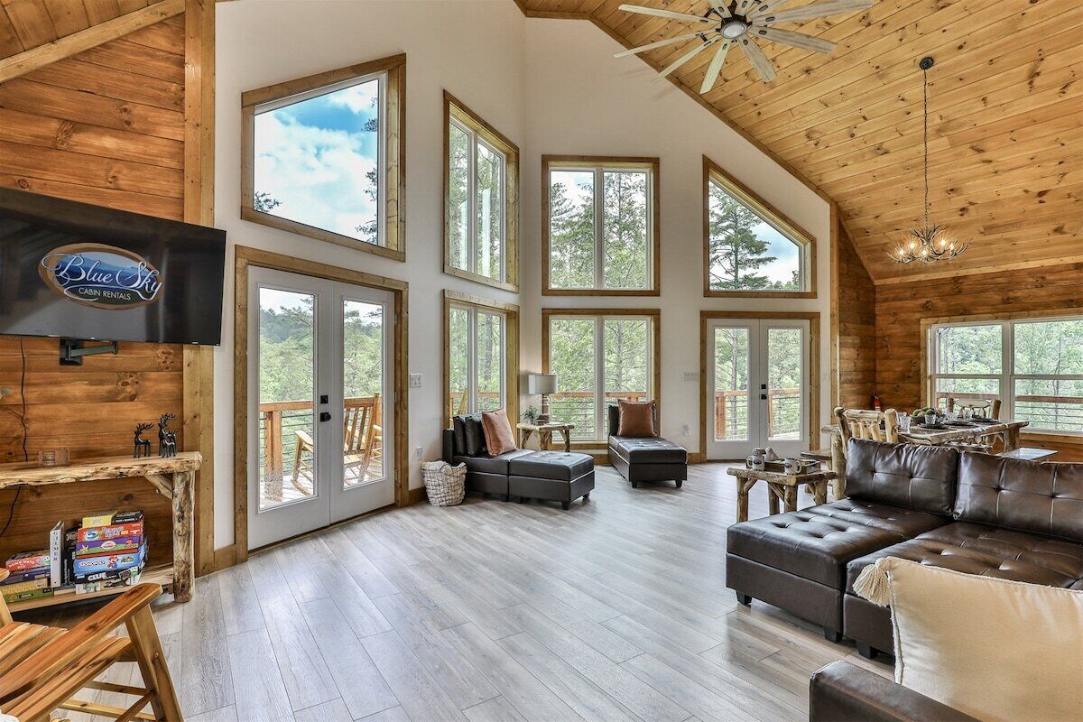 Smart TV, fireplace, video games, books