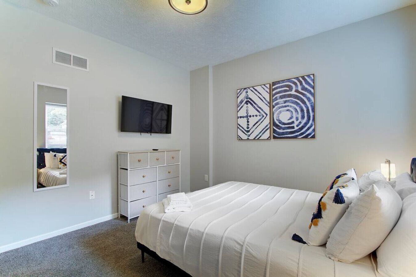 2 soveværelser, skrivebord, strygejern/strygebræt, Wi-Fi