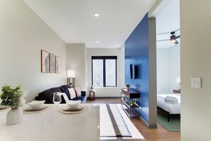 1 soveværelse, skrivebord, strygejern/strygebræt, Wi-Fi