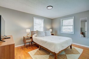 2 chambres, bureau, fer et planche à repasser, Wi-Fi gratuit