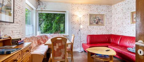 Televisio, pöytätennispöytä, stereot