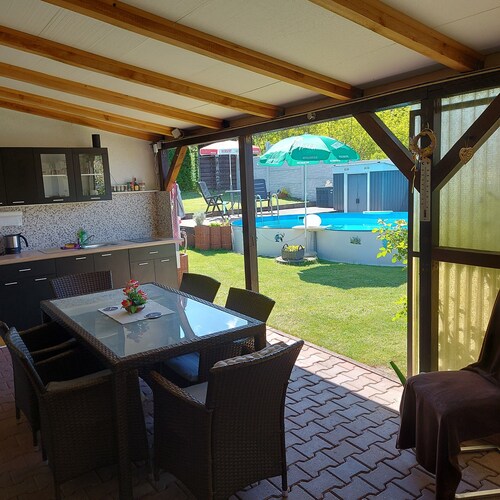 Ferienwohnung 'In Spreewaldnähe' mit beheizten Pool k