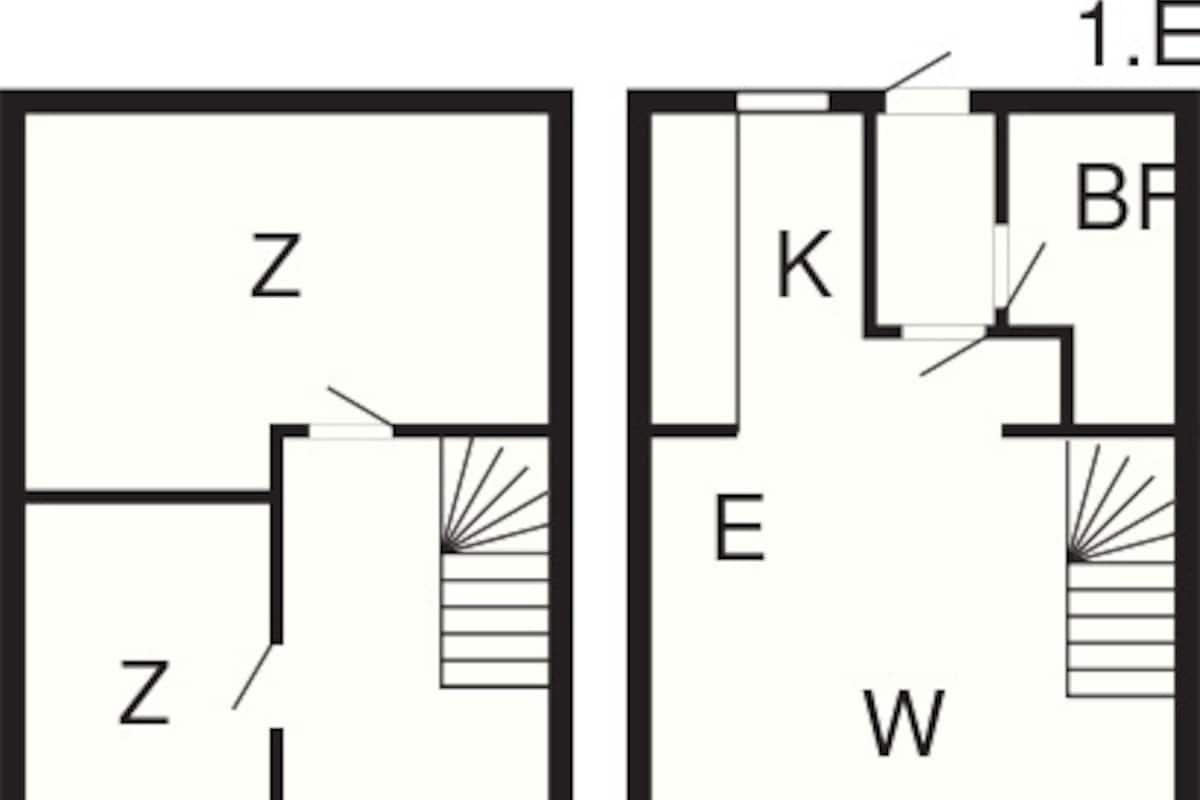 經典公寓, 2 間臥室 | 樓層平面圖