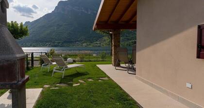 Villa by Lake Idro with Mountain Views