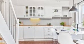 Apartemen, 3 kamar tidur, balkon, pemandangan kebun | Ruang makan