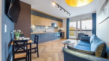 Apartament (29) | Khu phòng khách | TV màn hình phẳng