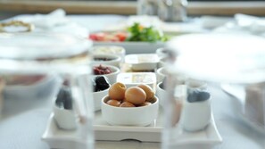 뷔페 아침 식사