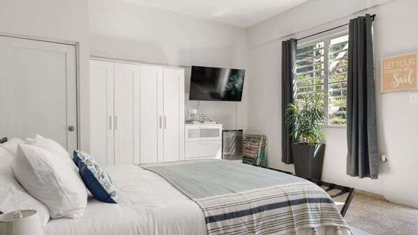 1 bedroom, desk, iron/ironing board, free WiFi