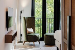 Luxe beddengoed, een gratis minibar, een kluis op de kamer