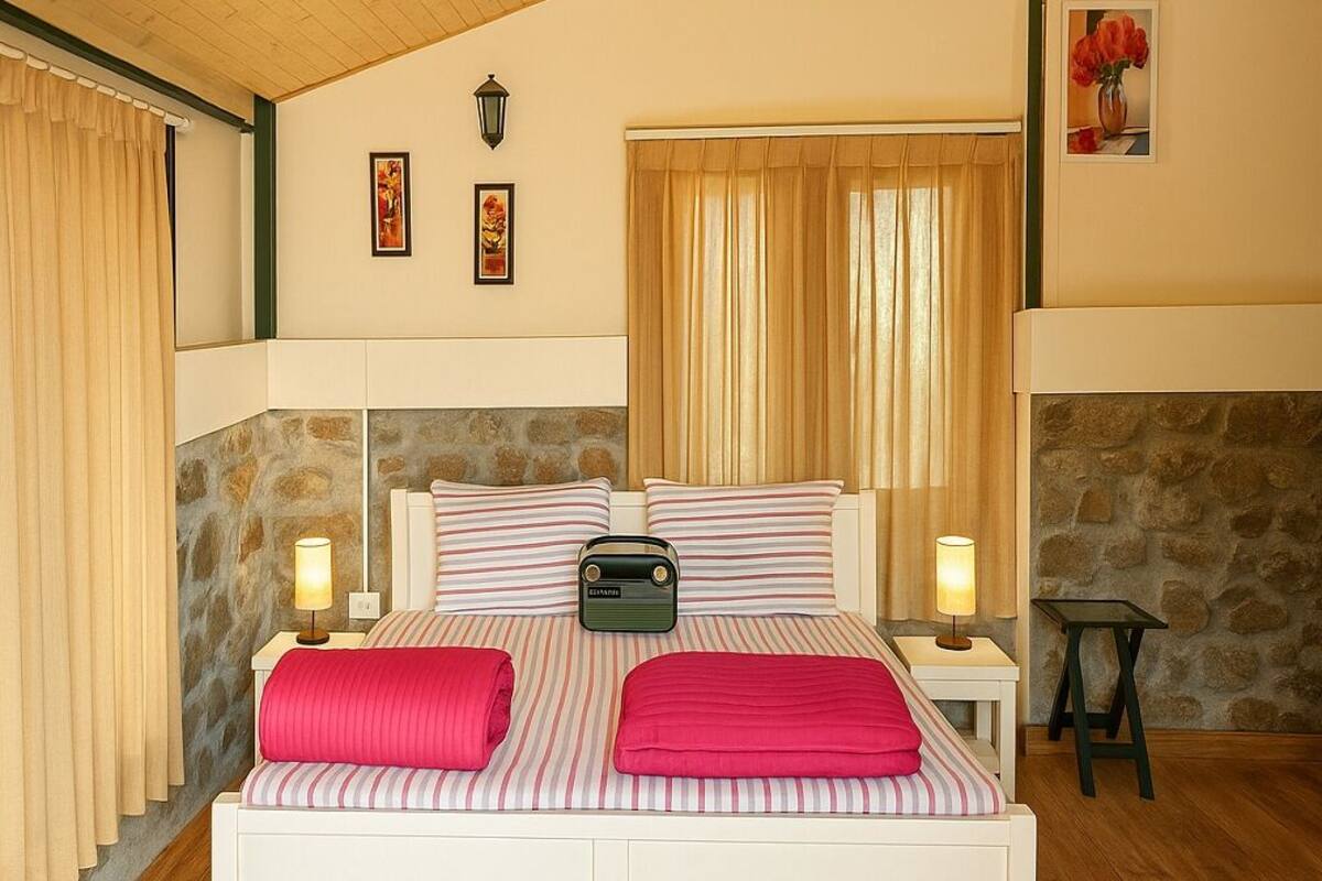 เบสิกคอทเ  ทจ, ระเบียง, วิวภูเขา | 1 ห้องนอน, โต๊ะทำงาน, เตารีด/โต๊ะรีดผ้า, Wi-Fi ฟรี