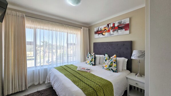 Caja de seguridad en la habitación y cortinas blackout 