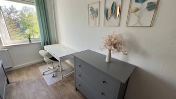 Apartemen, 2 kamar tidur, pemandangan kota | Interior