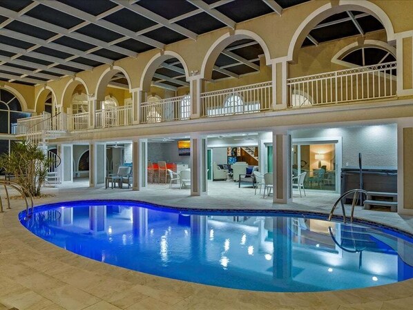 Opvarmet pool