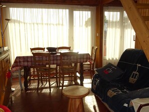 Dining - Les Gets: Duplex Apartment 3 Rooms 7 People, Wifi, Garage (Les Gets)